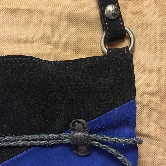 Gorgeous Patricia Nash Suede Colorblock Collection Caffarelli Brand New - Picture 2 of 12